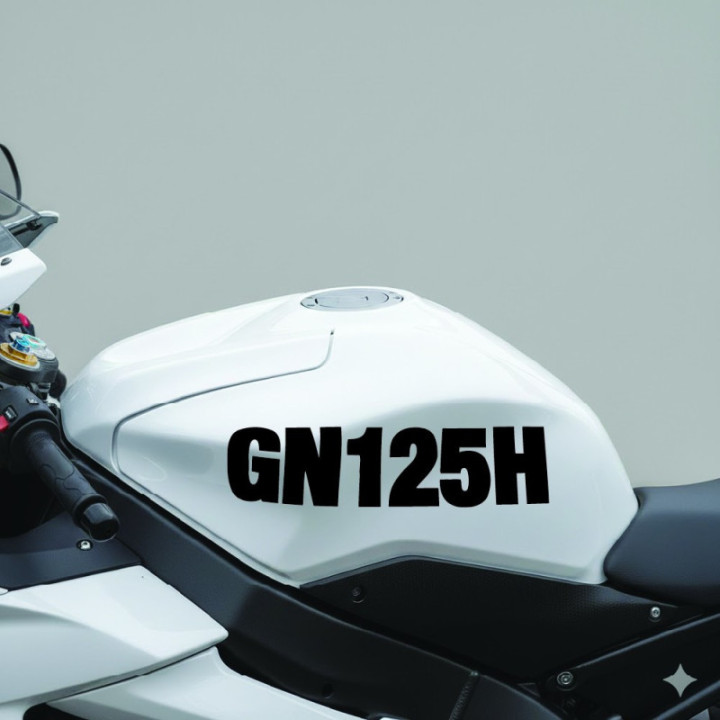 Suzuki Gn 125h Die Cut Stickers Decals - DecalsHouse