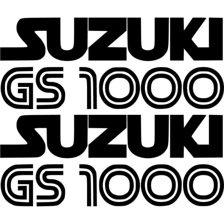 Suzuki Gs 1000 Die Cut Stickers Decals - DecalsHouse