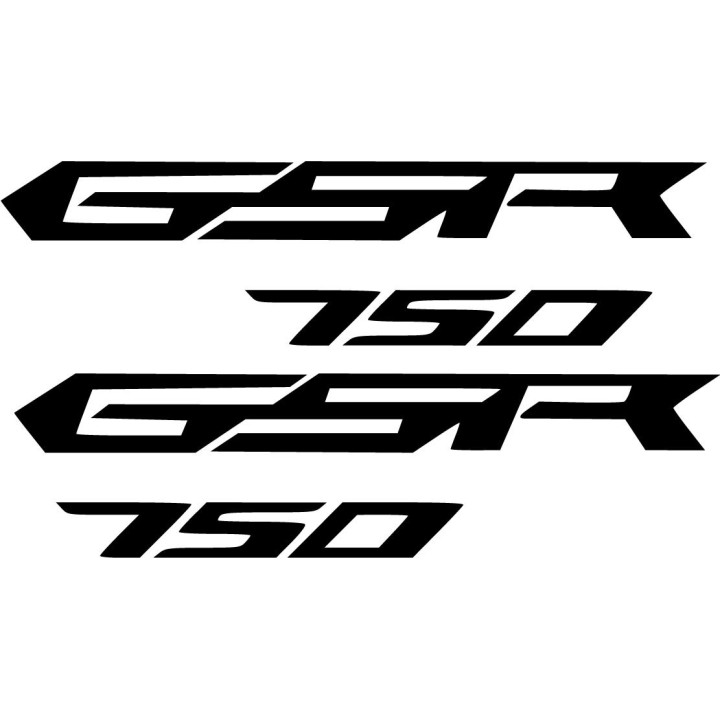 Suzuki Gsr 750 Die Cut Style 3 Stickers Decals - DecalsHouse