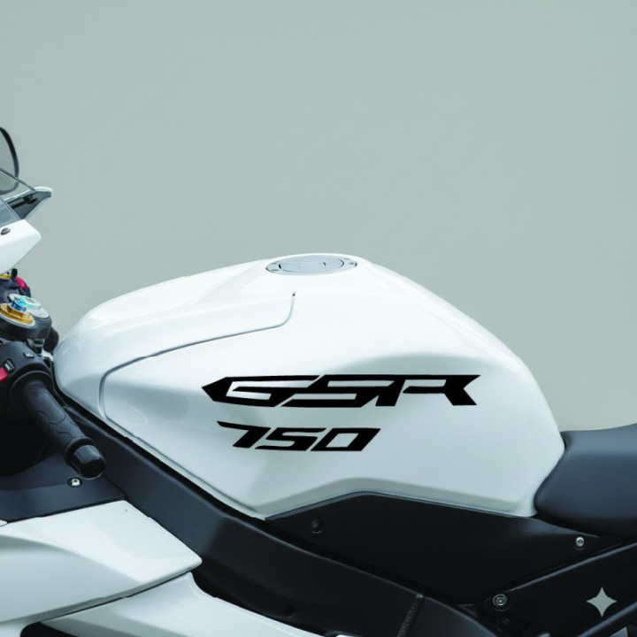Suzuki Gsr 750 Die Cut Style 3 Stickers Decals - DecalsHouse