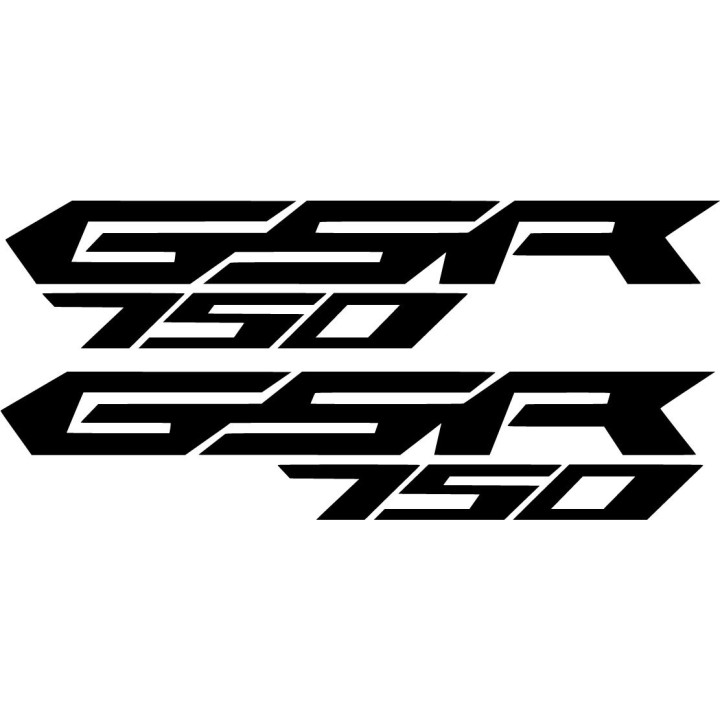Suzuki Gsr 750 Die Cut Style 5 Stickers Decals - DecalsHouse