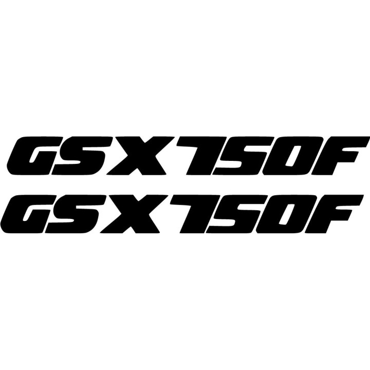 Suzuki GSX750F Sport Tourer Stickers – Motorcycle Decals (2-Pack)