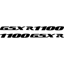 Suzuki Gsx R 1100r Die Cut Style 3 Stickers Decals - DecalsHouse