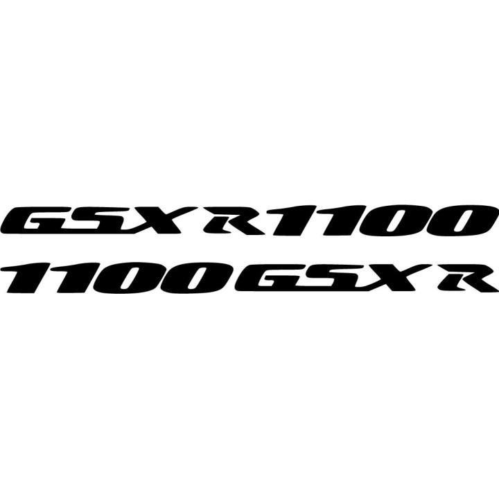 Suzuki Gsx R 1100r Die Cut Style 3 Stickers Decals - DecalsHouse