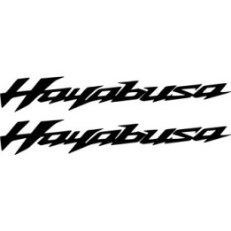 Suzuki Hayabusa Lettering Stickers – GSX1300R Hyperbike Decals (2-Pack)