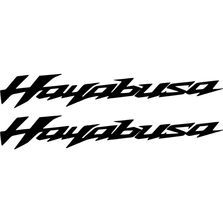 Suzuki Hayabusa Lettering Stickers – GSX1300R Hyperbike Decals (2-Pack)