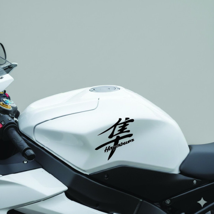 Suzuki Hayabusa Kanji Stickers – GSX1300R Decals (2-Pack)