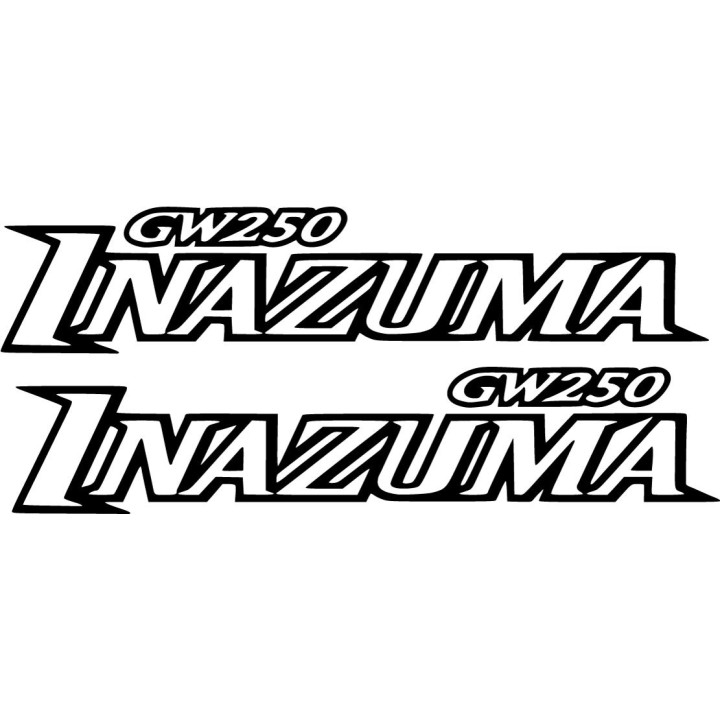Suzuki Inazuma 250 Die Cut Style 2 Stickers Decals - DecalsHouse