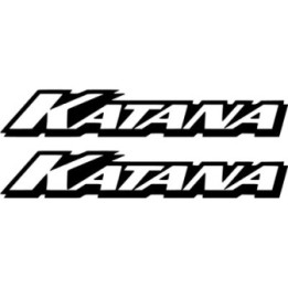 Suzuki Katana Die Cut Outline Stickers Decals - DecalsHouse