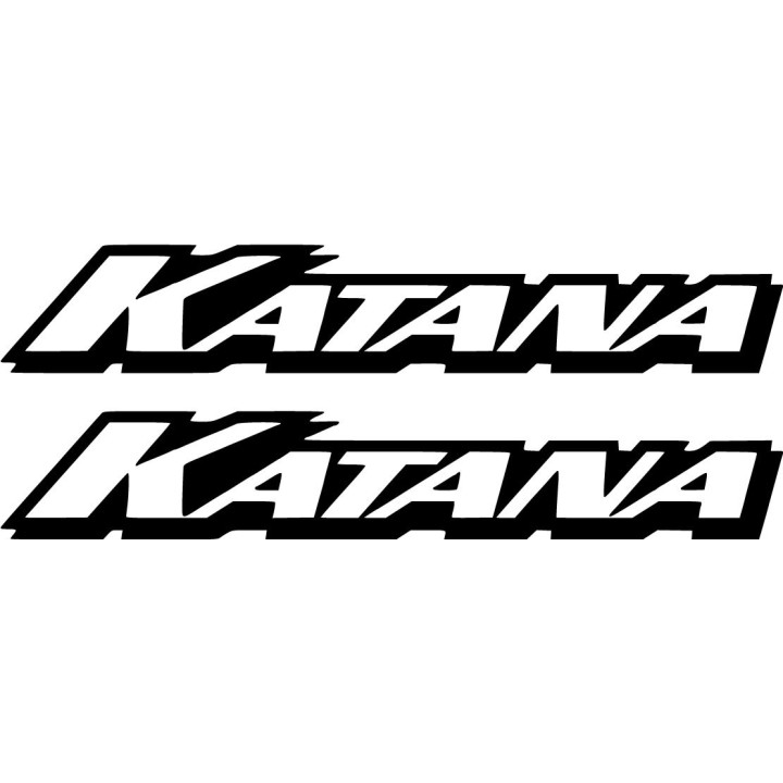 Suzuki Katana Die Cut Outline Stickers Decals - DecalsHouse