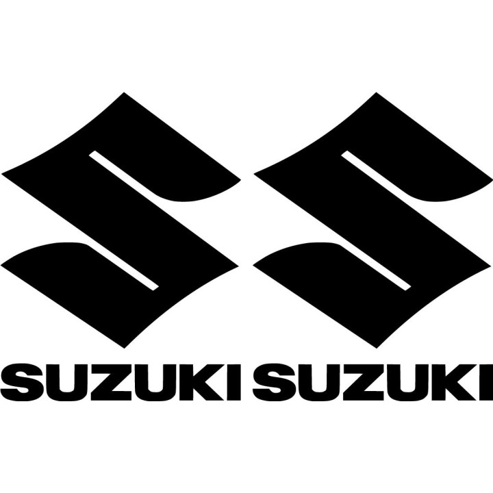 Suzuki Logo Stickers – GSX-R Hayabusa V-Strom Motorcycle Decals (2-Pack)