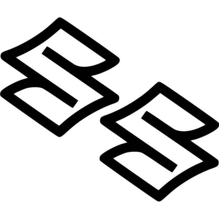 Suzuki Logo Die Cut Style 5 Stickers Decals - DecalsHouse