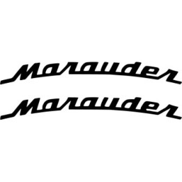 Suzuki Marauder Die Cut Curvedf Stickers Decals - DecalsHouse