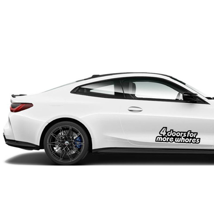 Buy 4 Doors 1 Decal Sticker Online