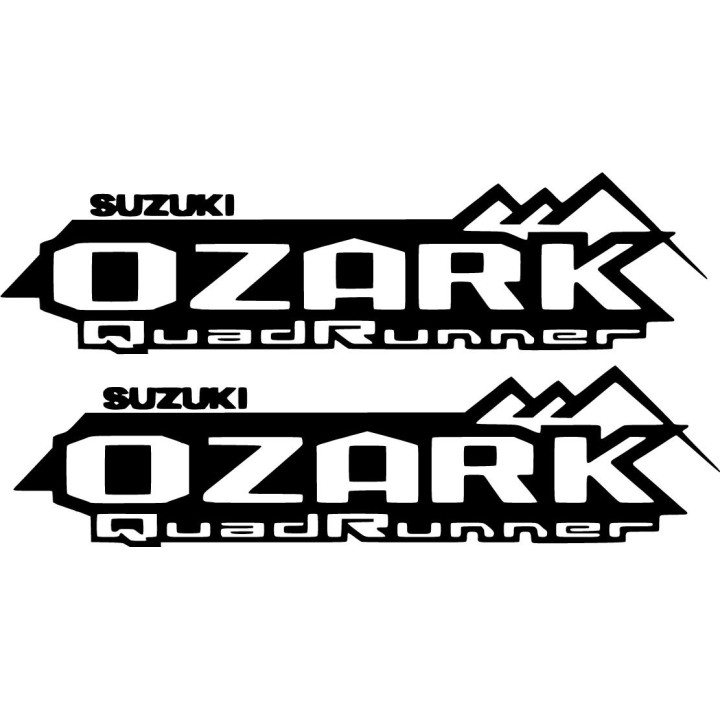Suzuki Ozark Die Cut Style 2 Stickers Decals - DecalsHouse