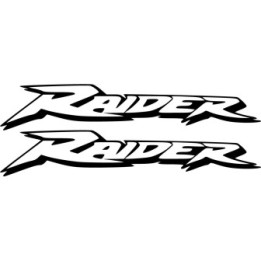 Suzuki Raider Die Cut Outline Stickers Decals - DecalsHouse