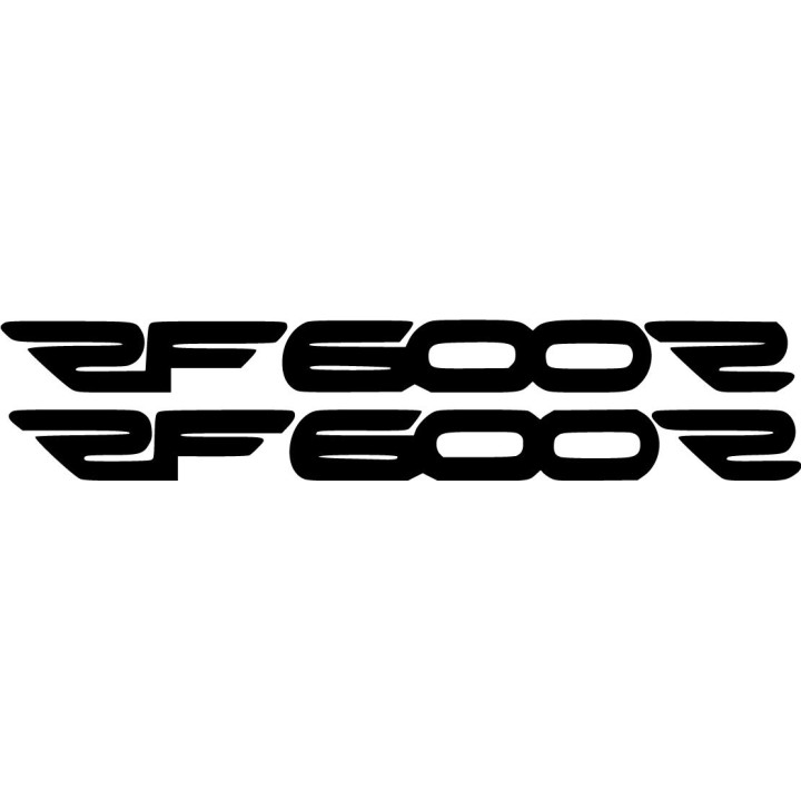 Suzuki Rf 600 Logo Die Cut Stickers Decals - DecalsHouse