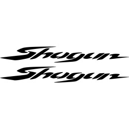 Suzuki Shogun Die Cut Stickers Decals - DecalsHouse