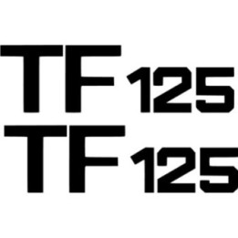Suzuki Tf 125 Die Cut Stickers Decals - DecalsHouse