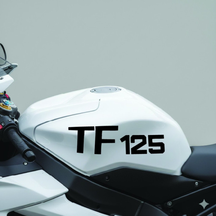 Suzuki Tf 125 Die Cut Stickers Decals - DecalsHouse