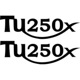 Suzuki TU250X Stickers – Café Racer Motorcycle Vinyl Decals (2-Pack)
