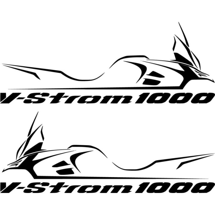 Suzuki V Strom 1000 Die Cut Lettering Stickers Decals - DecalsHouse