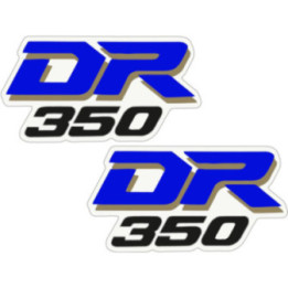 Suzuki DR350 Stickers 2-Pack | Glossy Motorcycle Decals