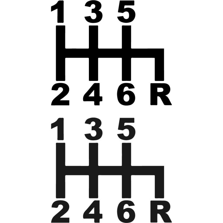 Buy 6 Speed Decal Sticker Online