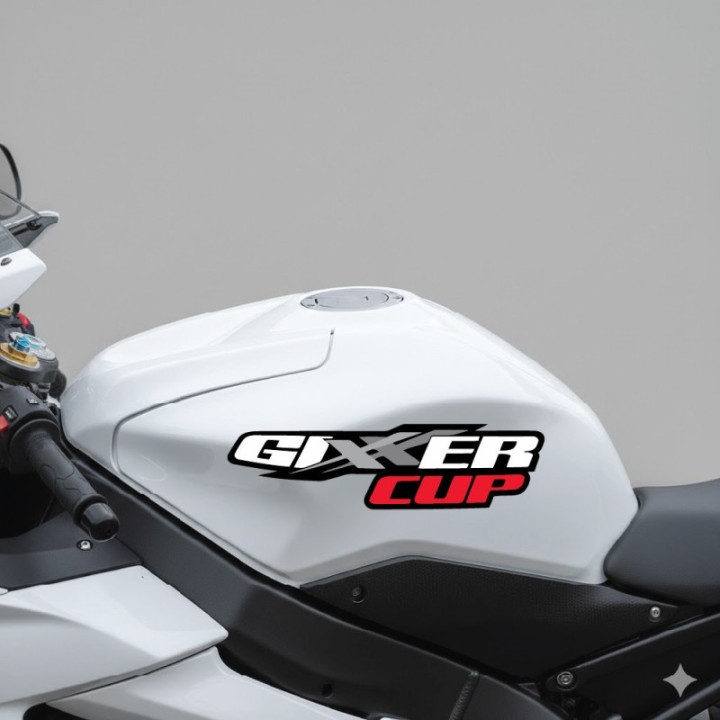 Suzuki Gixxer Cup Stickers Decals - DecalsHouse