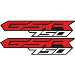 Suzuki GSR750 Naked Bike Stickers – Street Fighter Motorcycle Decals (2-Pack)