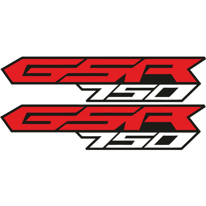Suzuki GSR750 Naked Bike Stickers – Street Fighter Motorcycle Decals (2-Pack)
