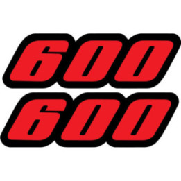 Suzuki Gsx 600 Numbers Stickers Decals - DecalsHouse