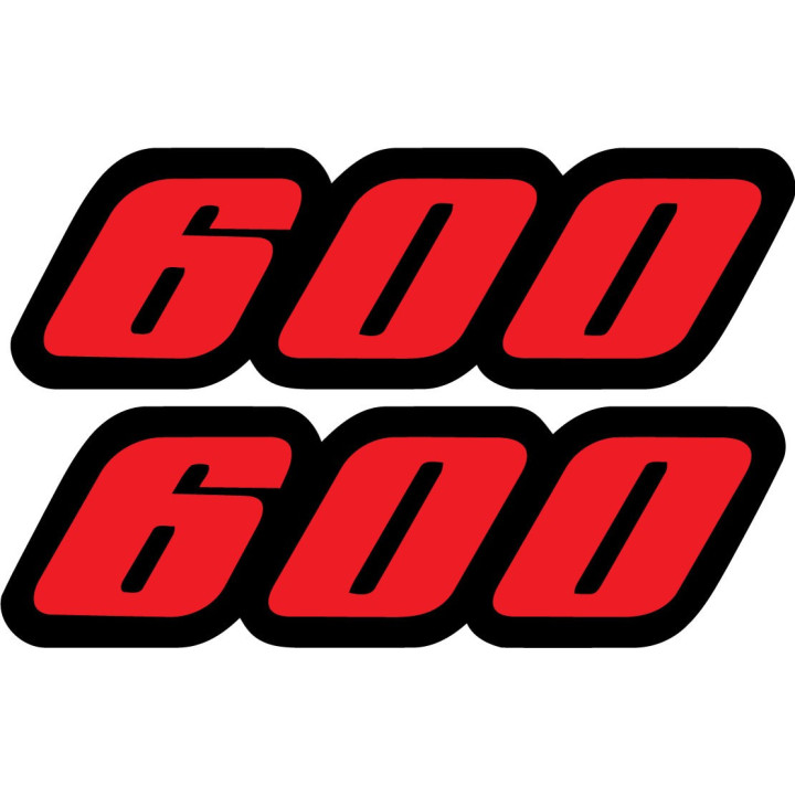 Suzuki Gsx 600 Numbers Stickers Decals - DecalsHouse