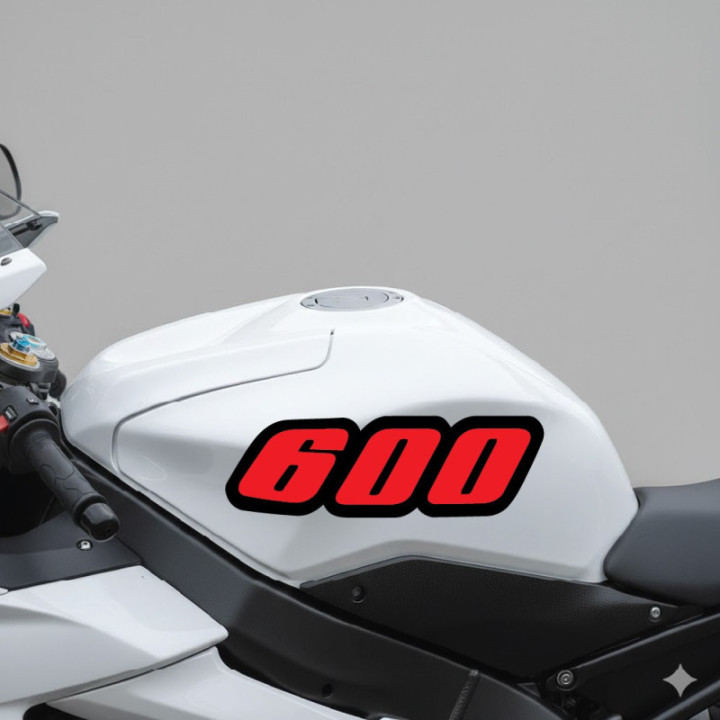Suzuki Gsx 600 Numbers Stickers Decals - DecalsHouse