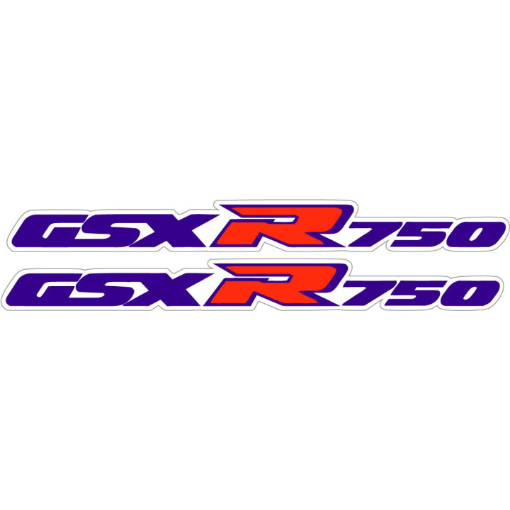 Suzuki Gsx R 750 Style 3 Stickers Decals - DecalsHouse