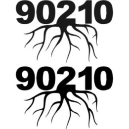 Buy 90210 Zip Code Roots Sticker Online