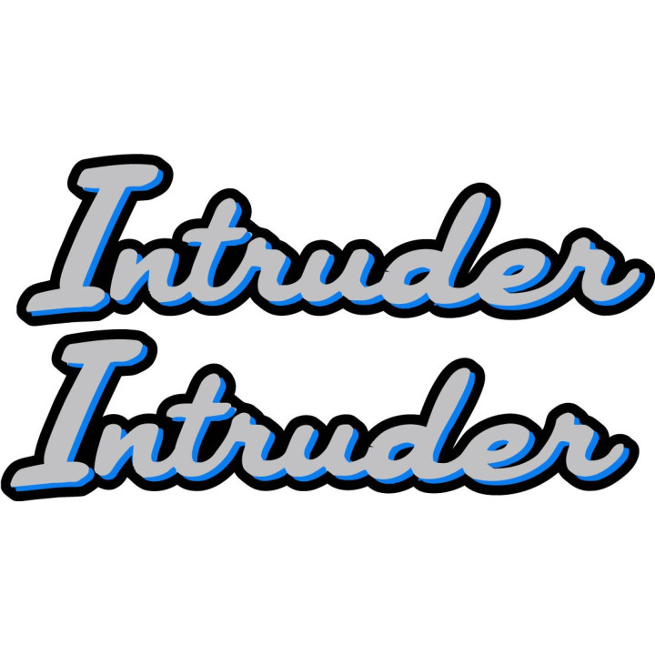 Suzuki Intruder Style 2 Stickers Decals - DecalsHouse