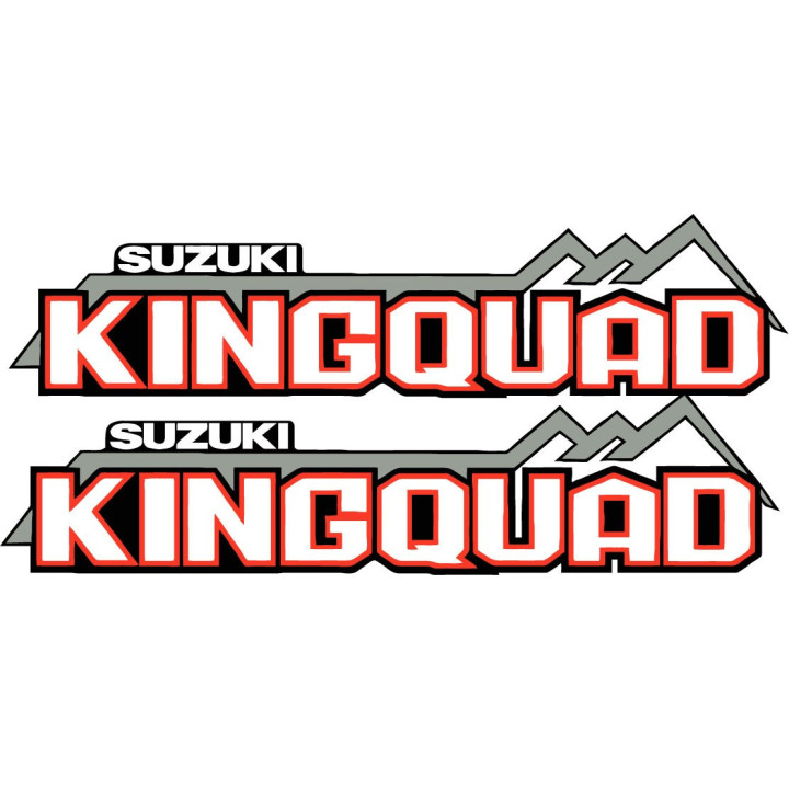 Suzuki KingQuad ATV Stickers – LT-A750 LT-A500 LT-A450 Decals (2-Pack) | DecalsHouse