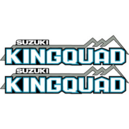 Suzuki KingQuad ATV Stickers – LT-A 400 500 750 Decals (2-Pack)