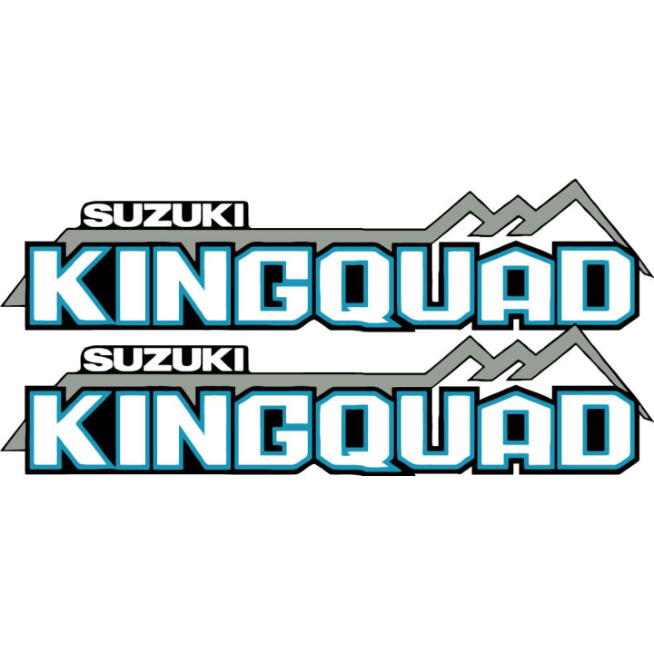 Suzuki KingQuad ATV Stickers – LT-A 400 500 750 Decals (2-Pack)