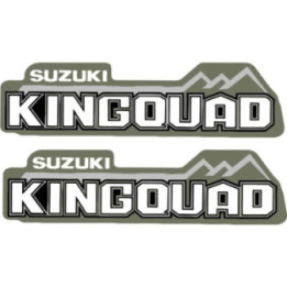 Suzuki KingQuad Style 8 ATV Stickers – 450 750 850 Decals (2-Pack)
