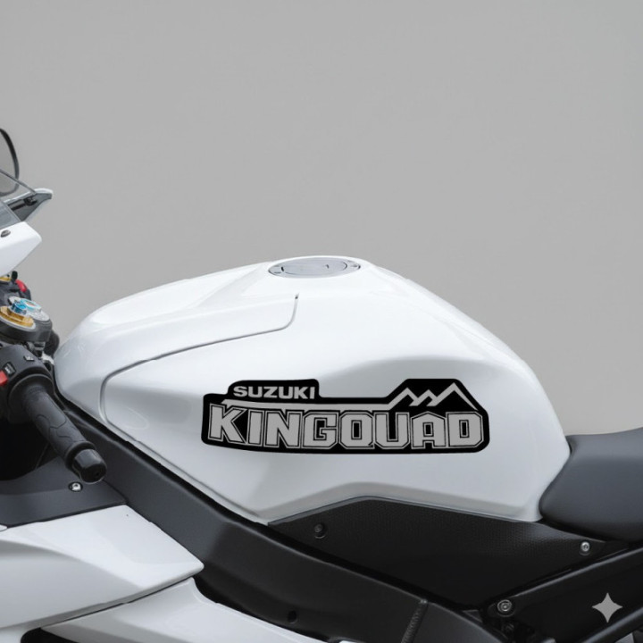 Suzuki Kingquad Style 9 Stickers Decals - DecalsHouse