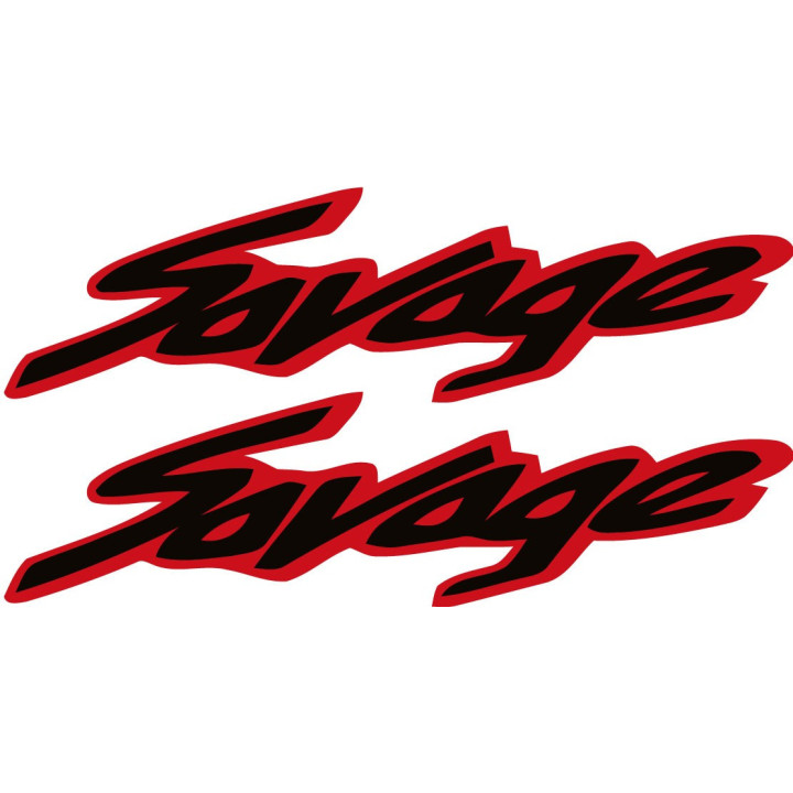 Suzuki LS650 Savage Stickers – Style 2 Cruiser Motorcycle Decals (2-Pack)