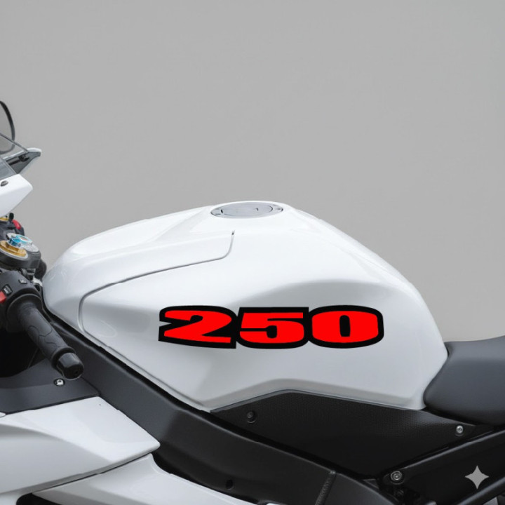 Suzuki Ltf 250 Numbers Style 2 Stickers Decals - DecalsHouse