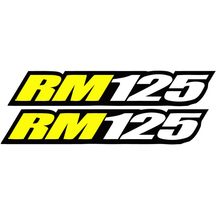 Suzuki Rm 125 Stickers Decals - DecalsHouse