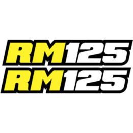 Suzuki Rm 125 Style 2 Stickers Decals - DecalsHouse