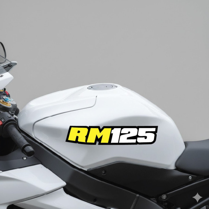 Suzuki Rm 125 Style 2 Stickers Decals - DecalsHouse