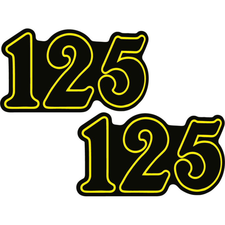 Suzuki RV125 Van Van Stickers – Classic Trail Bodywork Decals (2-Pack)