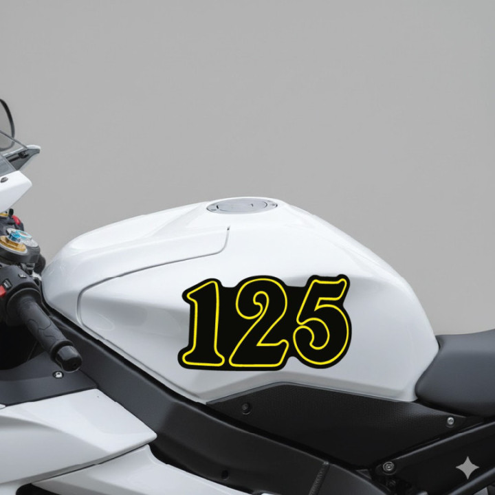 Suzuki RV125 Van Van Stickers – Classic Trail Bodywork Decals (2-Pack)