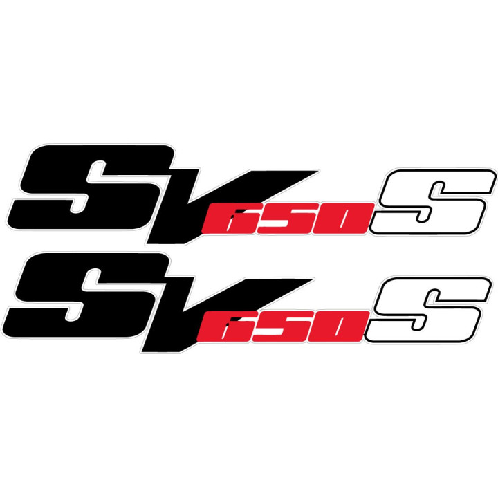 Suzuki SV650S Sportbike Stickers – V-Twin Decals (2-Pack)